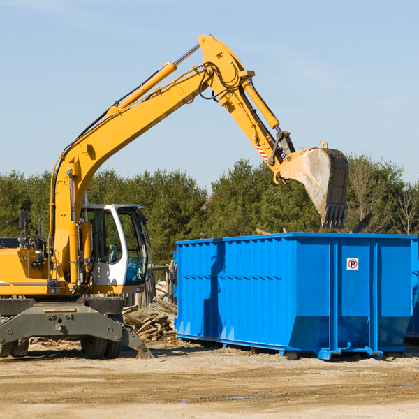 are there any restrictions on where a residential dumpster can be placed in East Lincoln IL